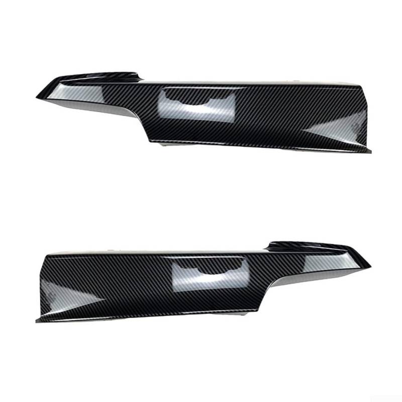 Solaughguy 1 Paar Frontstoßstange Seitensplitter Abdeckung Links Rechts Frontlippe Stoßstange Spoiler Splitter Für F30 M Sport Modelle Für 3er F30 M Sport 320I (Schwarz) von Solaughguy