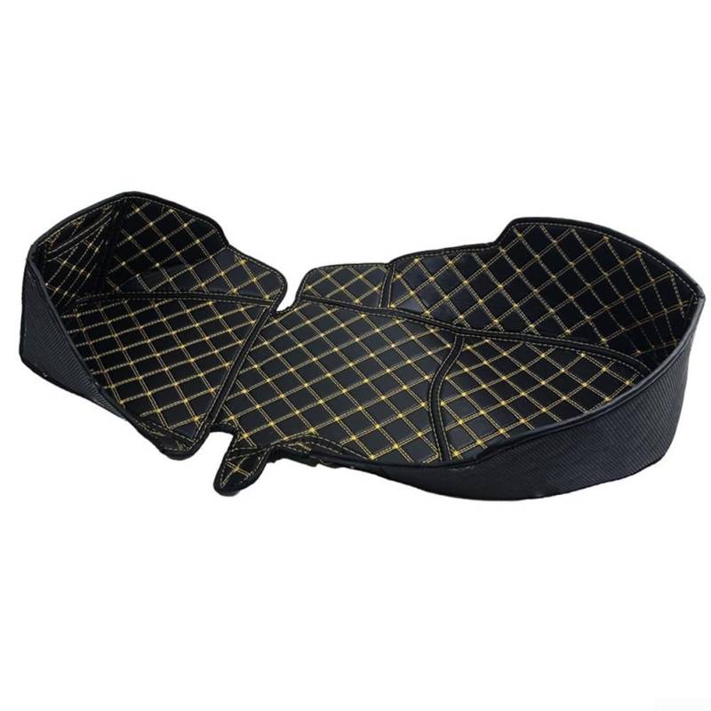 Solaughguy Schutzpolster für Yamaha XMAX 300, 250, 400, passgenauer Sitzbezug, PU-Material, einfache Installation, verbesserter Schutz, Schwarz, 33 x 30 x 8 cm von Solaughguy