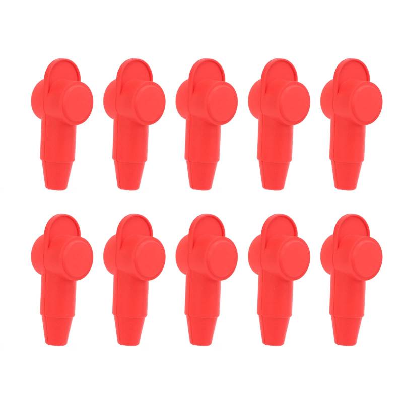 10pcs Silikon Red Anterminalabdeckung, Batterie-Lichtmaschinenstudelschütze für 10-2AWG-Kabel mit Terminalem Beschützer von Solinder