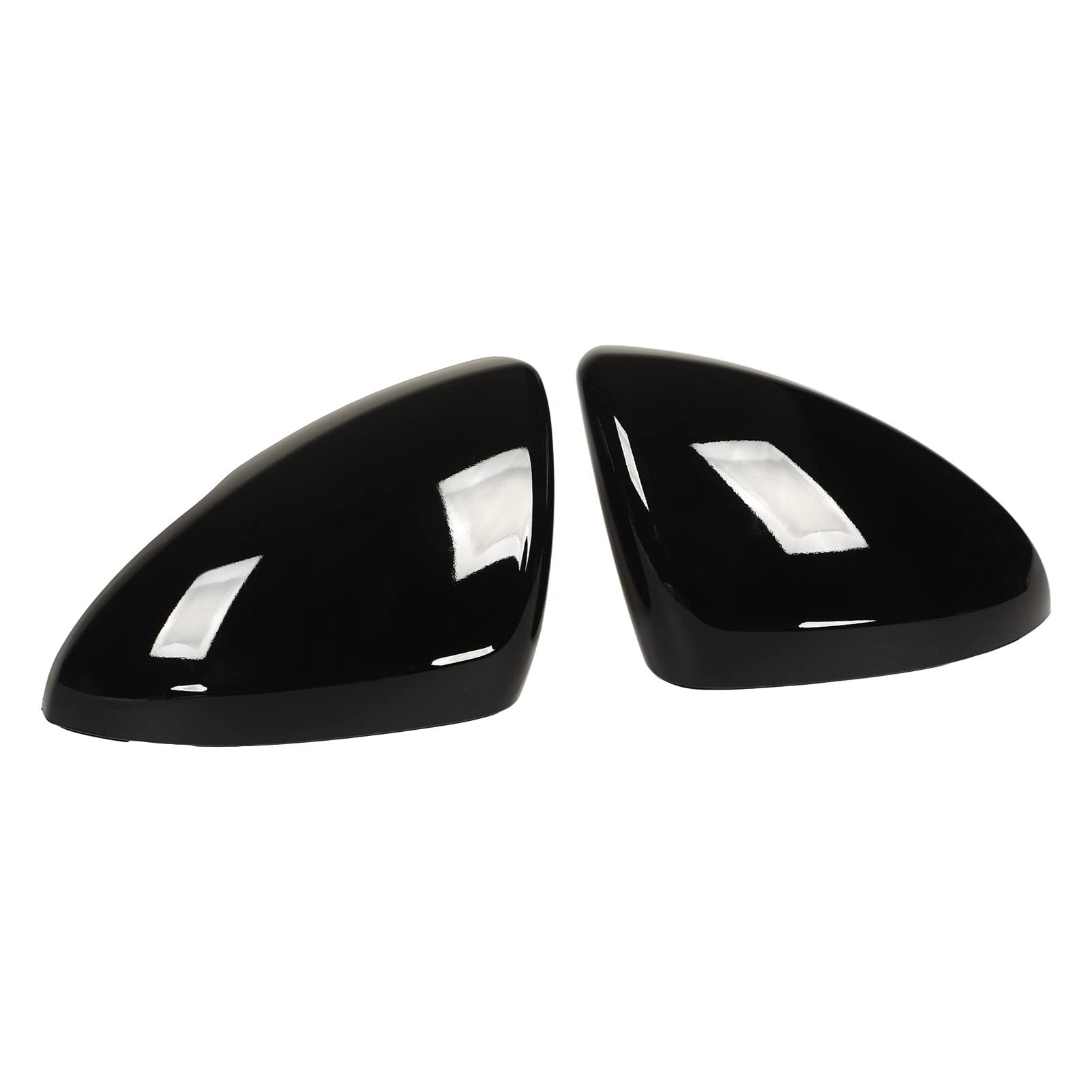 2-teilige Türspiegelkappe, Glänzend Schwarze Rückspiegelabdeckung, Ersatz für Cruze-Modelle 2017–2019, Seitenrückspiegelgehäuse mit Außenspiegelverkleidung, Einfache und 2-teilige Türspiegelkappe, Glänzend Schwarze Rückspiegelabdeckung, Ersatz für Cruze-Modelle 2017–2019, Seitenrückspiegelgehäuse mit Außenspiegelverkleidung, Einfache und von Solinder