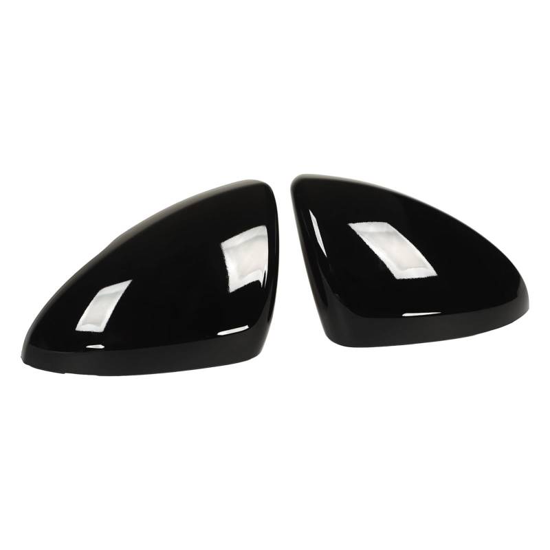 2-teilige Türspiegelkappe, Glänzend Schwarze Rückspiegelabdeckung, Ersatz für Cruze-Modelle 2017–2019, Seitenrückspiegelgehäuse mit Außenspiegelverkleidung, Einfache und von Solinder