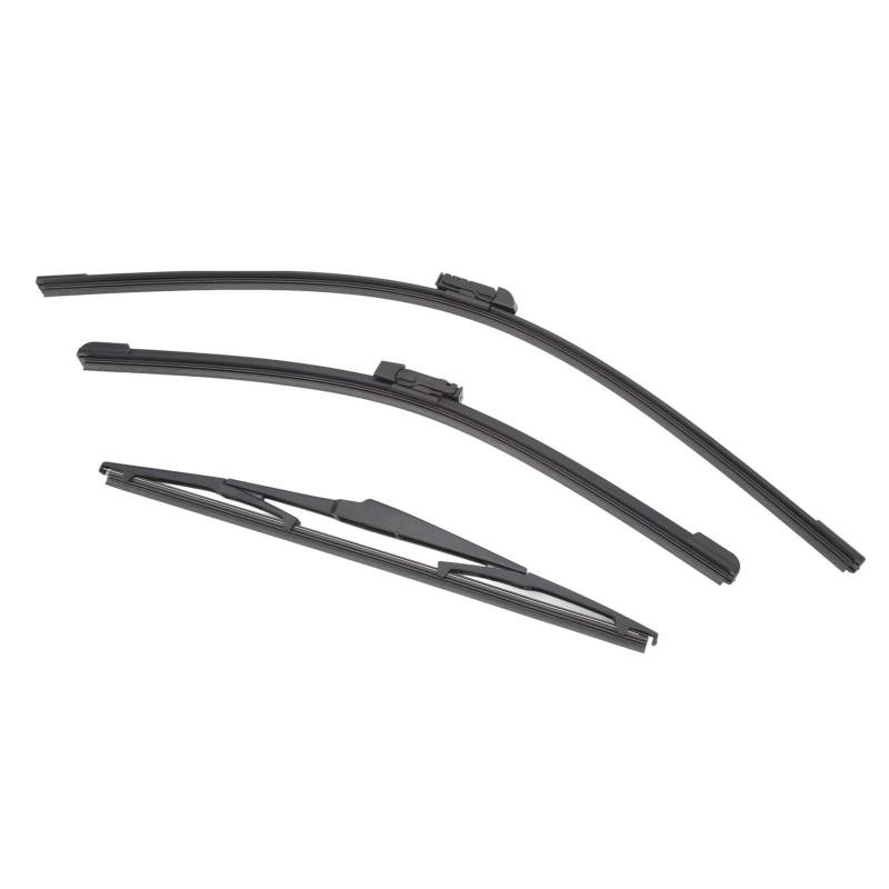 3pcs Robuste Wischerblattersatz für Schnelle und Effektive Windschutzscheibe -Wischerblätter für CX -5 CX -9 CX5 CX9 2017 Bis 2021, Material: Gummi + Stahl + Aluminum, Antrieb: von Solinder