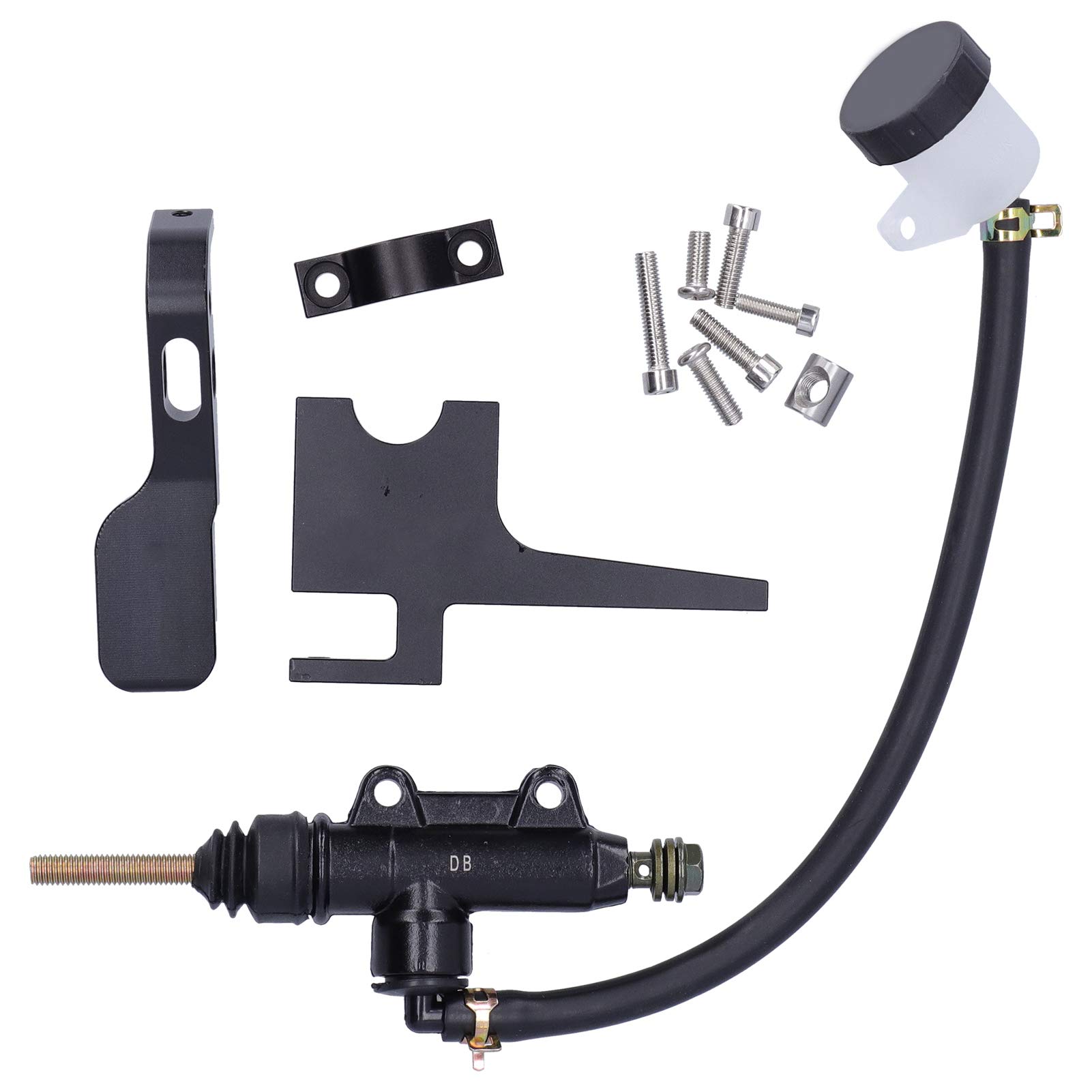 7/8 -Zoll -Motorradkupplung Daumenbremshebel Set, Heckpumpenzylinder Griff Kit mit Aluminiumlegierung, Universal für Motorrad 7/8 -Zoll -Motorradkupplung Daumenbremshebel Set, Heckpumpenzylinder Griff Kit mit Aluminiumlegierung, Universal für Motorrad von Solinder