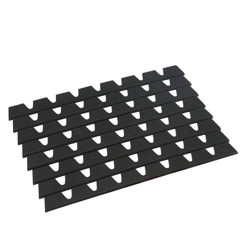 8pcs Vordere Stoßfänger Scrape Ward Set Gummi Black Schwarze Universelle Stoßfänger Anti -Scratch -Beschützer, Zusätzliche Festigkeit vor Angebauter Zweiseitiges Klebeband, von Solinder