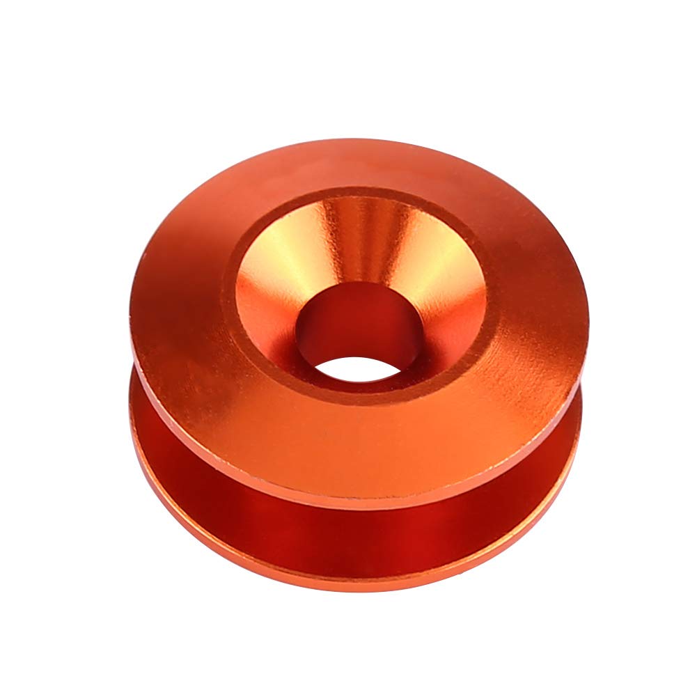 Aluminiumlegierung Stoßfänger Waschmaschine für Starke Festigkeit, Schnellförderungsbefestigungskit mit 4 Stkwegen für Autotromotten, Dress -up -Teile (Gold) von Solinder