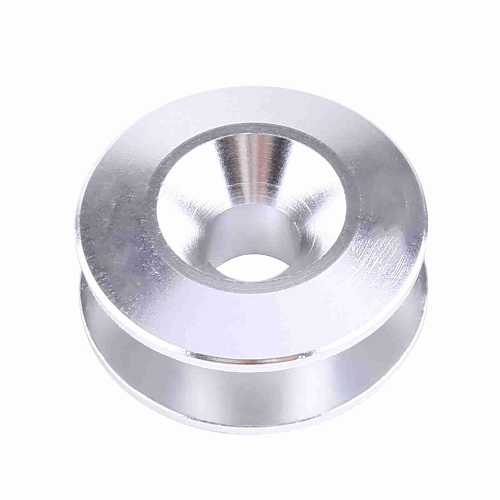 Aluminiumlegierung Stoßfänger Waschmaschine für Starke Festigkeit, Schnellförderungsbefestigungskit mit 4 Stkwegen für Autotromotten, Dress -up -Teile (Silber) von Solinder
