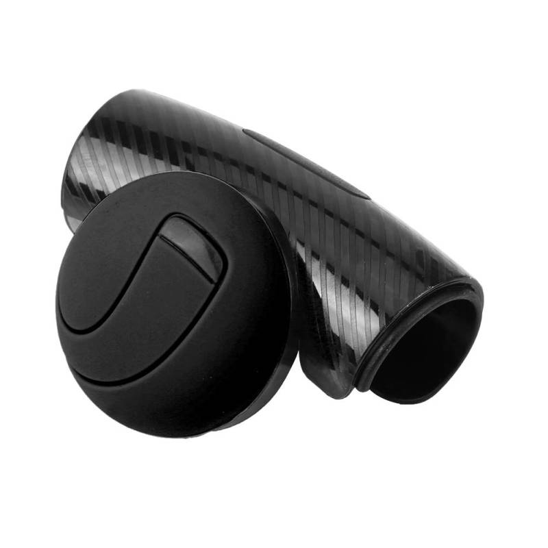 Auto Lenkradknopf Spinner, Power-Griff-Ballrad-Booster, Verringerung des Drehradius, Sicher und Bequem für Anfänger und Weibliche Fahrer, Weiche Lenkung, Universelle (Schwarz) von Solinder