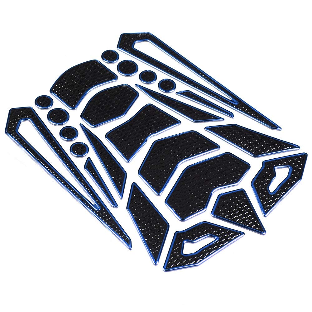 Decal Protector Protector Universal Motorcycle Gas Heizöl Tank Pad Aufkleber Aufkleber-Protektank-Traktionspad, Ultra-Sticky-Klebstoff-Rücken, Leicht zu Passen und zu (Schwarze Decal Protector Protector Universal Motorcycle Gas Heizöl Tank Pad Aufkleber Aufkleber-Protektank-Traktionspad, Ultra-Sticky-Klebstoff-Rücken, Leicht zu Passen und zu (Schwarze von Solinder