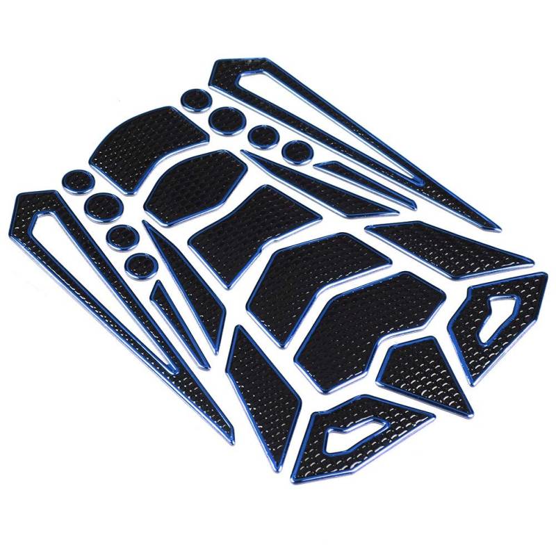Decal Protector Protector Universal Motorcycle Gas Heizöl Tank Pad Aufkleber Aufkleber-Protektank-Traktionspad, Ultra-Sticky-Klebstoff-Rücken, Leicht zu Passen und zu (Schwarze von Solinder