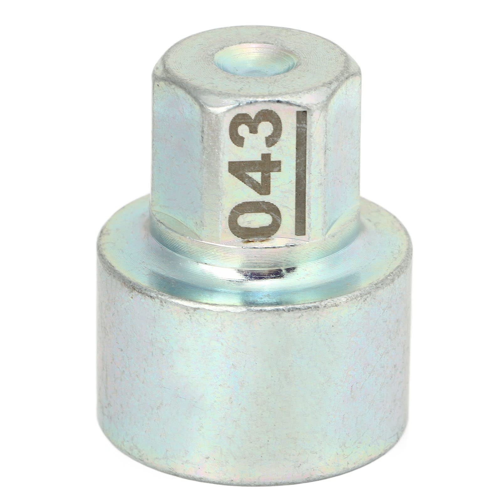 Diebstahlsicherer Radmuttern-Steckschlüssel-Entferner, Metallmaterial, Hohe Festigkeit, Einfache Installation, für 1er 3er 5er 6er 7er X1 X2 X3 X4 X5 X6 Z4 und Mehr. Wird Zum (043) von Solinder