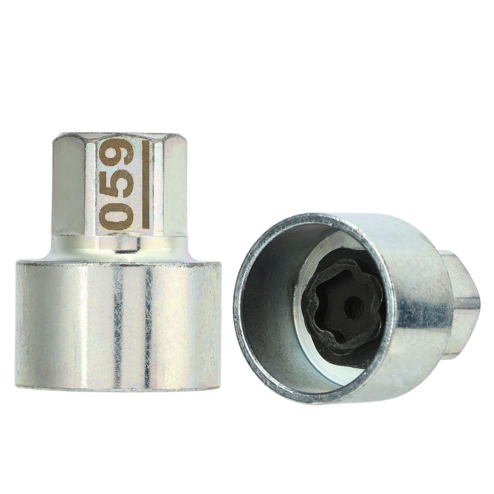 Diebstahlsicherer Radmuttern-Steckschlüssel-Entferner, Metallmaterial, Hohe Festigkeit, Einfache Installation, für 1er 3er 5er 6er 7er X1 X2 X3 X4 X5 X6 Z4 und Mehr. Wird Zum (059) von Solinder