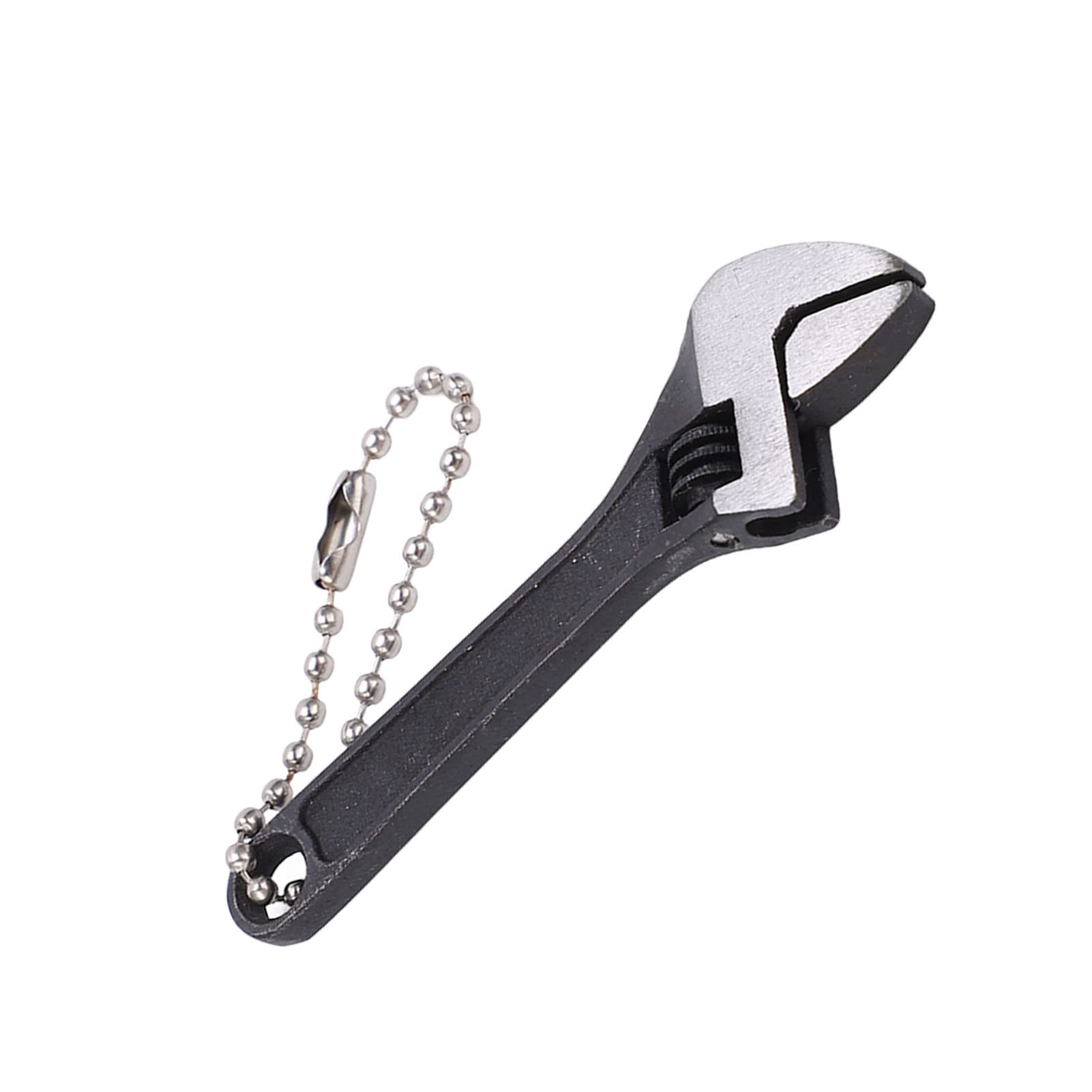 Einstellbarer Stahlschlüsselkettenschlüsselhalter, Tragbarer Mini -Schraubenschlüssel für Industriehausgebrauch, Stilvoller Anhänger für Handtaschen Schlüsselanhänger, (2,5 Zoll Einstellbarer Stahlschlüsselkettenschlüsselhalter, Tragbarer Mini -Schraubenschlüssel für Industriehausgebrauch, Stilvoller Anhänger für Handtaschen Schlüsselanhänger, (2,5 Zoll von Solinder