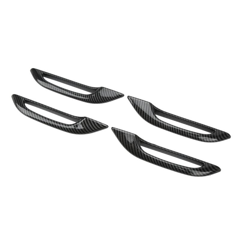 Frostschutz-Türgriff-Schutz, Abdeckung Im Kohlefaser-Stil für Modell 3 Y, Robustes ABS-Material, Einfache Installation mit Klebeband, Kratz Fest, Kohlefaser-Stil von Solinder