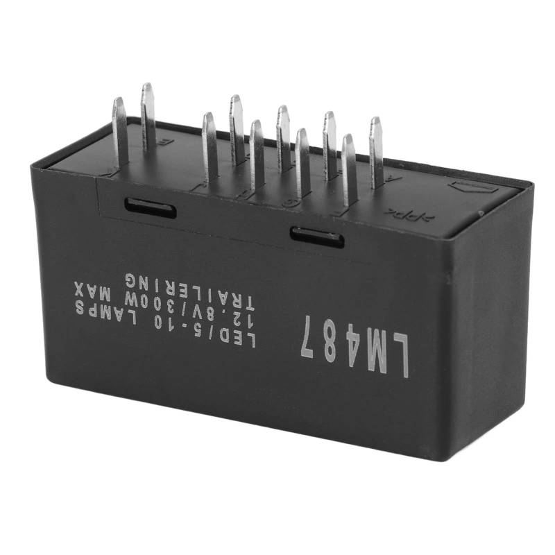 LED-Flasher-Relais 10Pin Gefahren Blinker Blinker Ersatz für Silverado 1500 1500HD 2500HD 3500 2003-2006, Tahoe und Mehr mit OE-Nummern 10383321, LM487, Hergestellt nach von Solinder
