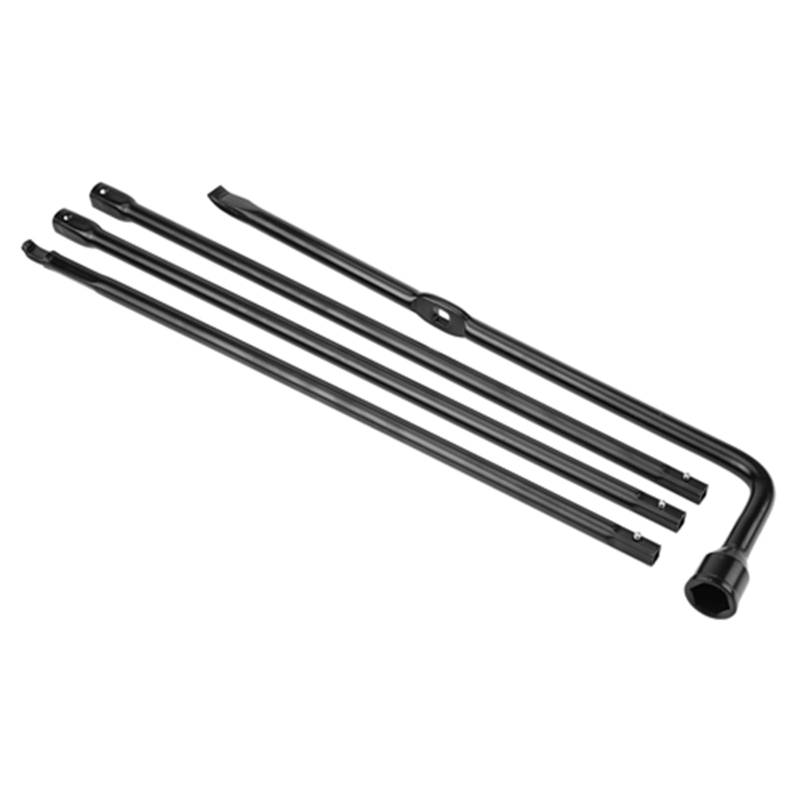 Lug-Nussschlüssel, Hoher Härte Eisen-Schlupfgriffschlüssel, Fit für Super Duty F-450 F-550 2008-2016, Robuste Rostbeständigkeit, Arbeitsparungsschlüssel mit Ledergehäuse von Solinder