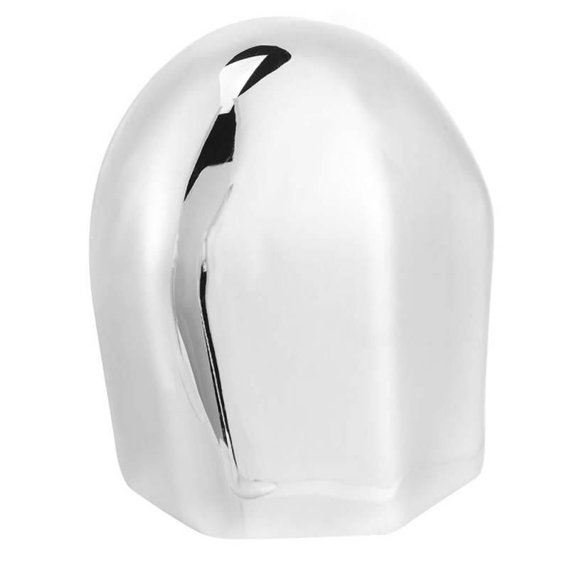 Metal MOTORRYCLE-Horn-Abdeckung Austausch für Tour-Modelle mit Stock Horns 1993-2018, Bestehend aus Hochwertigem Metall, Robust und Robust, (Silber) von Solinder