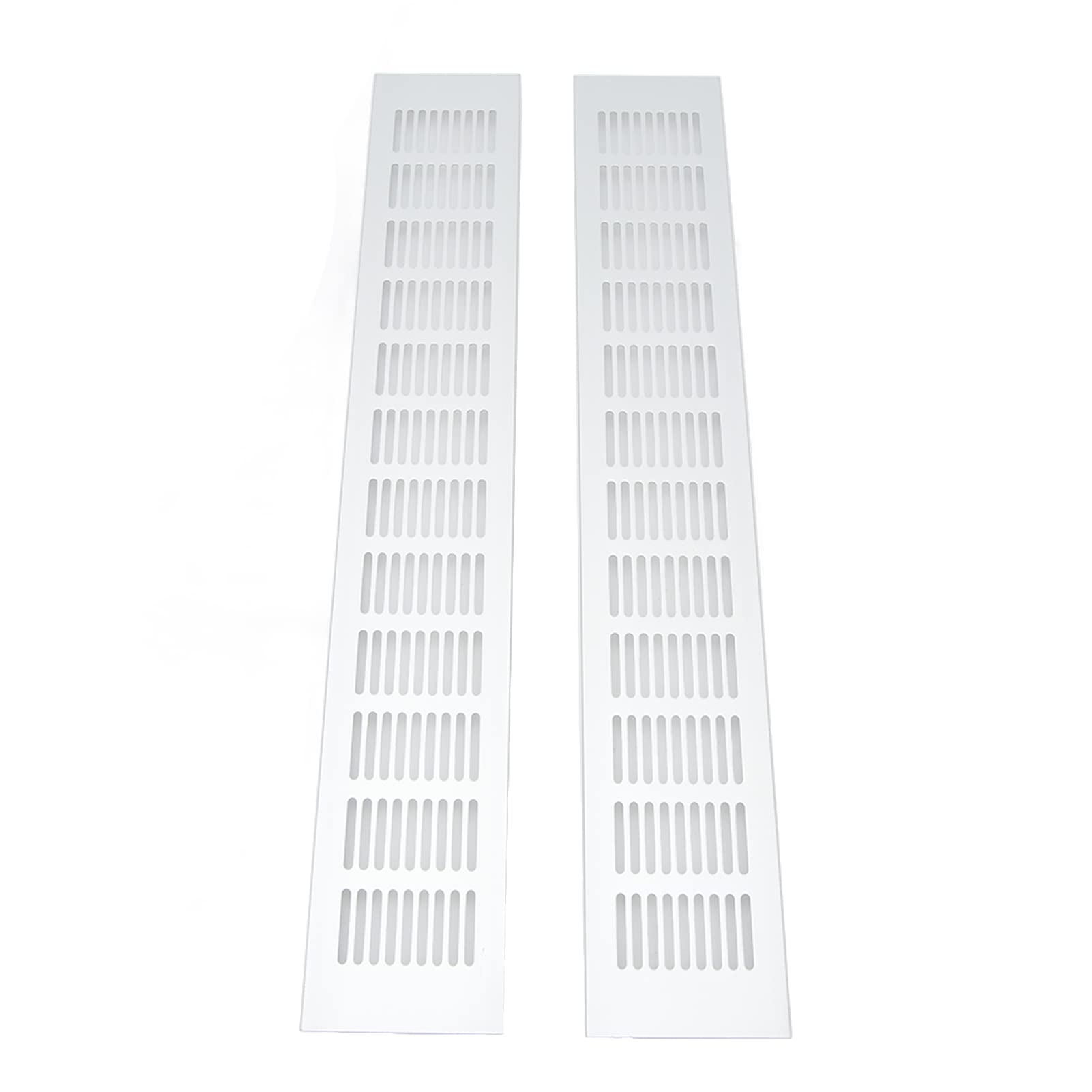 Rechteckige Aluminiumlegierungslüftungsgrill für Schrank, Wohnmobile, Campingautos (80 * 500 mm) von Solinder