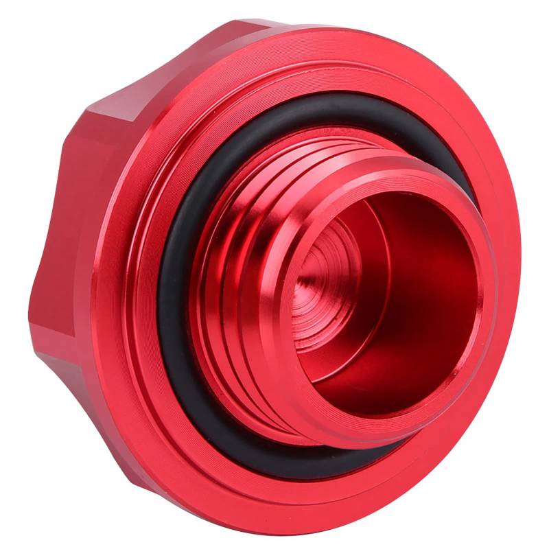 Robuster Aluminiumlegierungsölfüllerabdeckung, Feste Konstruktion, Ölleckage mit Hoher Temperatur und Druckwiderstand, Exquisite Kabinendekor für das Auto, Einfache Installation, von Solinder