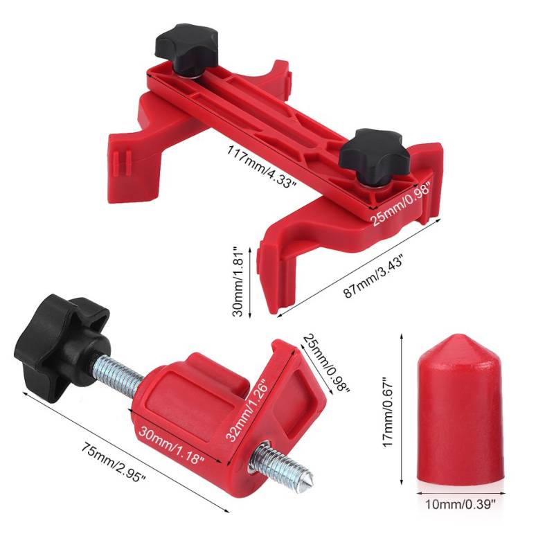 Solinder Motor Timing Locking Tool Kit, Dual -Cam -Klemme für Autoauto, ABS -Material, Kompaktes Design, Hohe Festigkeit und Robuste, Praktische, Enthält Wichtige Schlosswerkzeugteile, von Solinder