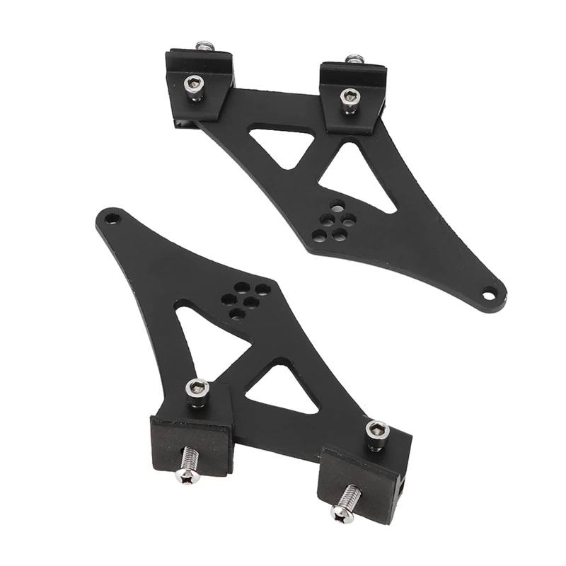 Universal Car CNC Aluminiumlegierung Heckflügel Rennspoiler -Spoiler -Beine Bergklammern, Leichte, Anpassbare Effizienz mit Hoher Geschwindigkeitsstabilität, Einfache von Solinder