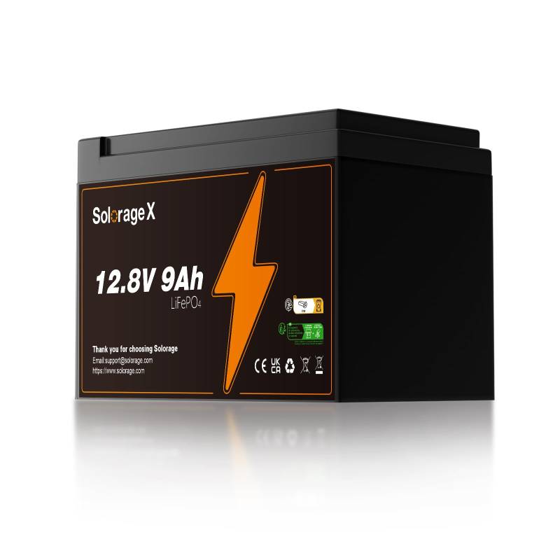 Solorage X 12V 9A Lifepo4 Batterie for RV von Solorage X