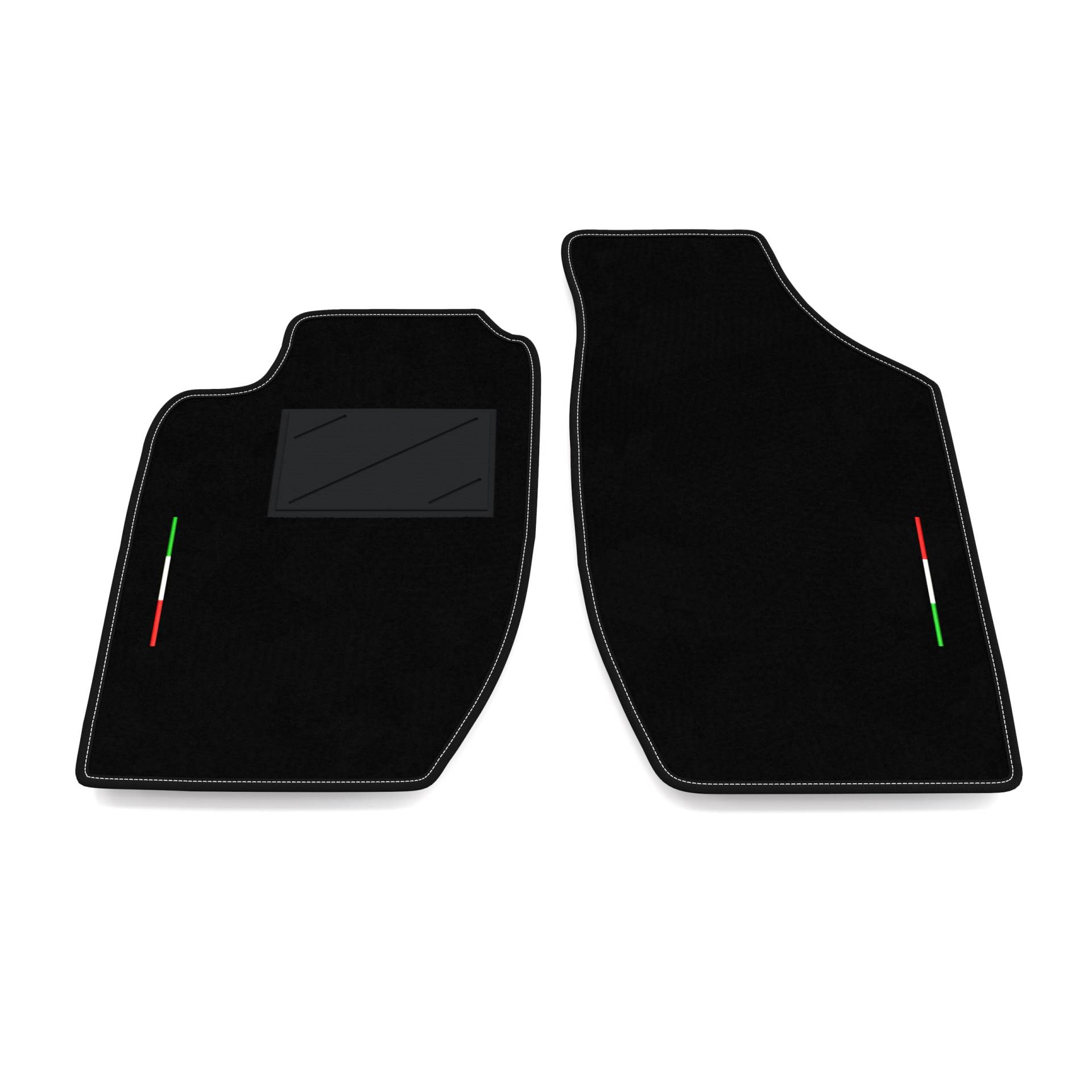 Auto-Fußmatten Kit nur vorne 2 Stück kompatibel mit Alfa Romeo 164 1987-1998 | Set 2 Teppiche vorne nach Maß in Teppich, Italien-Flagge Auto-Fußmatten Kit nur vorne 2 Stück kompatibel mit Alfa Romeo 164 1987-1998 | Set 2 Teppiche vorne nach Maß in Teppich, Italien-Flagge von Somer Car