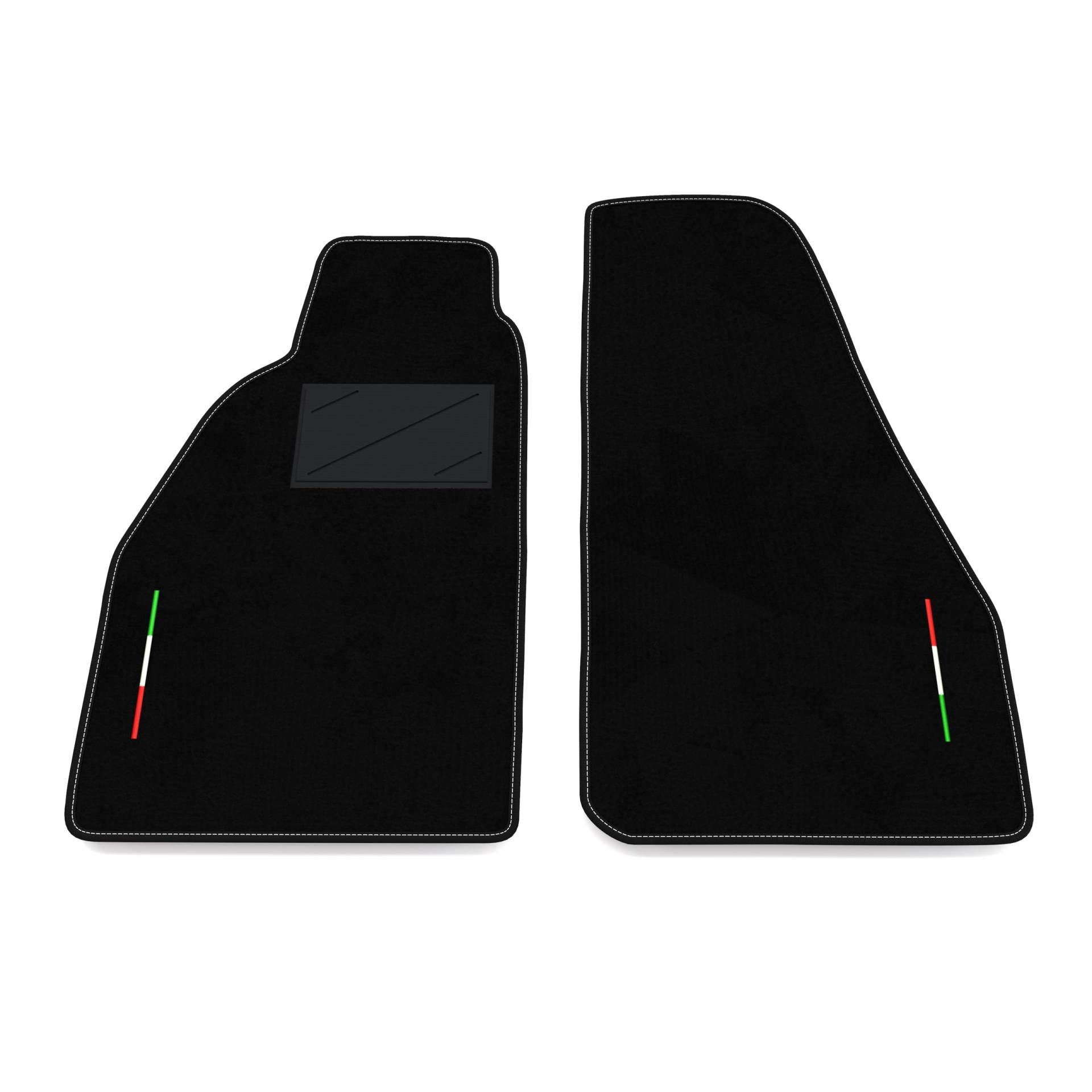 Auto-Fußmatten Kit nur vorne 2 Stück kompatibel mit Alfa Romeo Spider 916 1994-2005 | Set 2 Teppiche vorne nach Maß in Teppich, Italien-Flagge Auto-Fußmatten Kit nur vorne 2 Stück kompatibel mit Alfa Romeo Spider 916 1994-2005 | Set 2 Teppiche vorne nach Maß in Teppich, Italien-Flagge von Somer Car