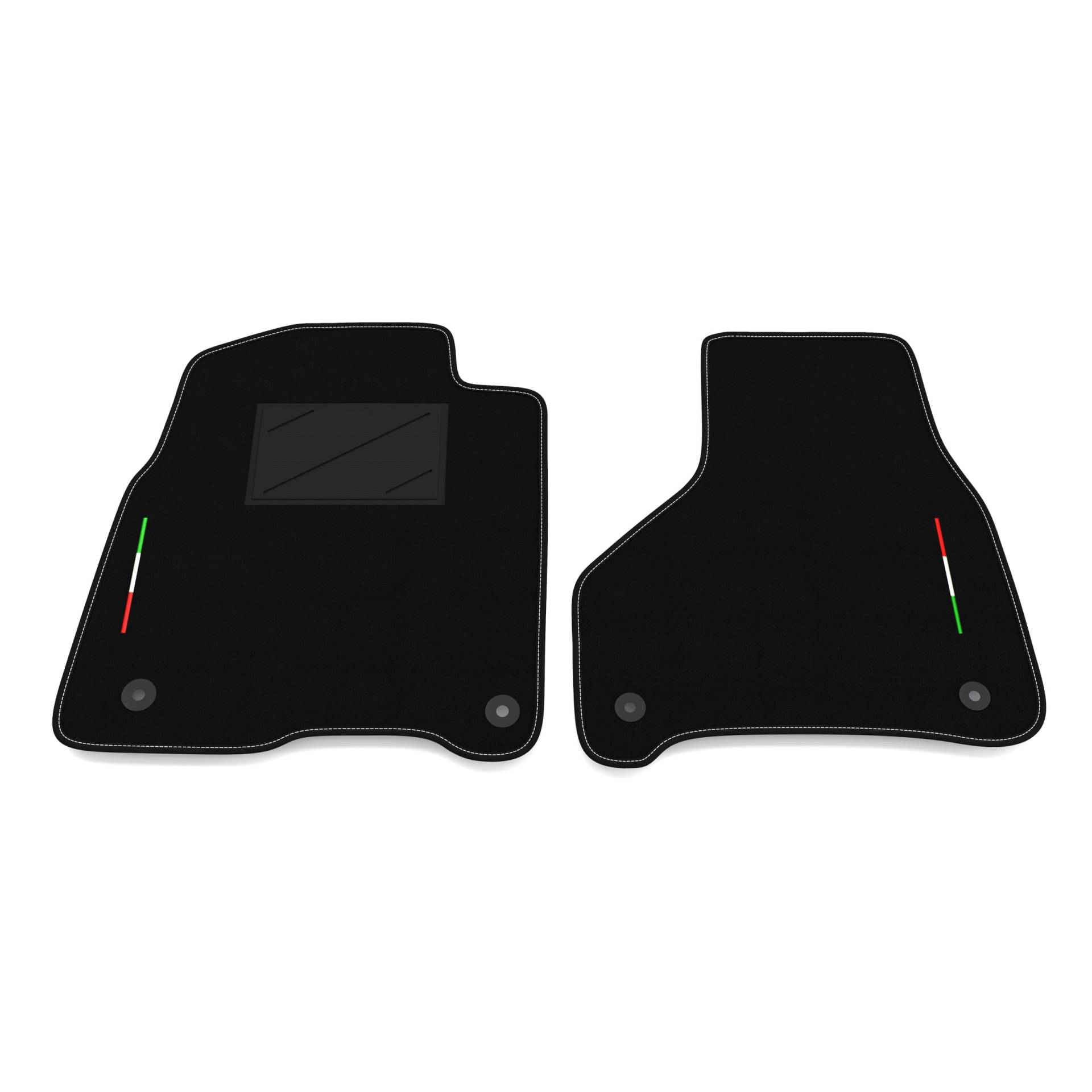 Auto-Fußmatten Kit nur vorne 2 Stück kompatibel mit Dodge RAM 1500 - Crew Cab 2009-2024 | Set 2 Teppiche vorne nach Maß in Teppich, Italien-Flagge Auto-Fußmatten Kit nur vorne 2 Stück kompatibel mit Dodge RAM 1500 - Crew Cab 2009-2024 | Set 2 Teppiche vorne nach Maß in Teppich, Italien-Flagge von Somer Car