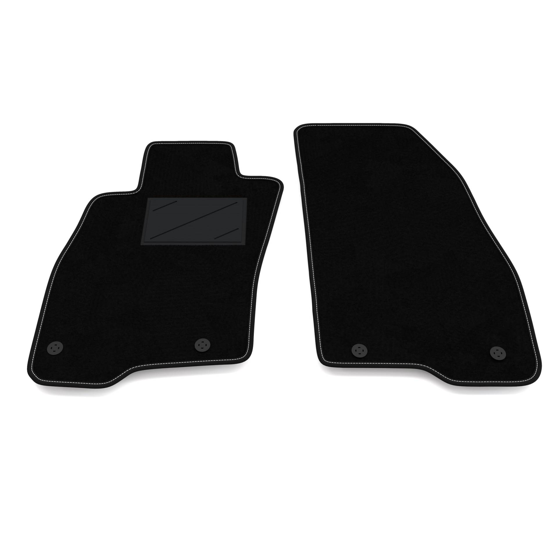 Auto-Fußmatten Kit nur vorne 2 Stück kompatibel mit FIAT Punto EVO 5 Türen 2009-2012 | Set 2 Teppiche vorne nach Maß in Teppich Auto-Fußmatten Kit nur vorne 2 Stück kompatibel mit FIAT Punto EVO 5 Türen 2009-2012 | Set 2 Teppiche vorne nach Maß in Teppich von Somer Car