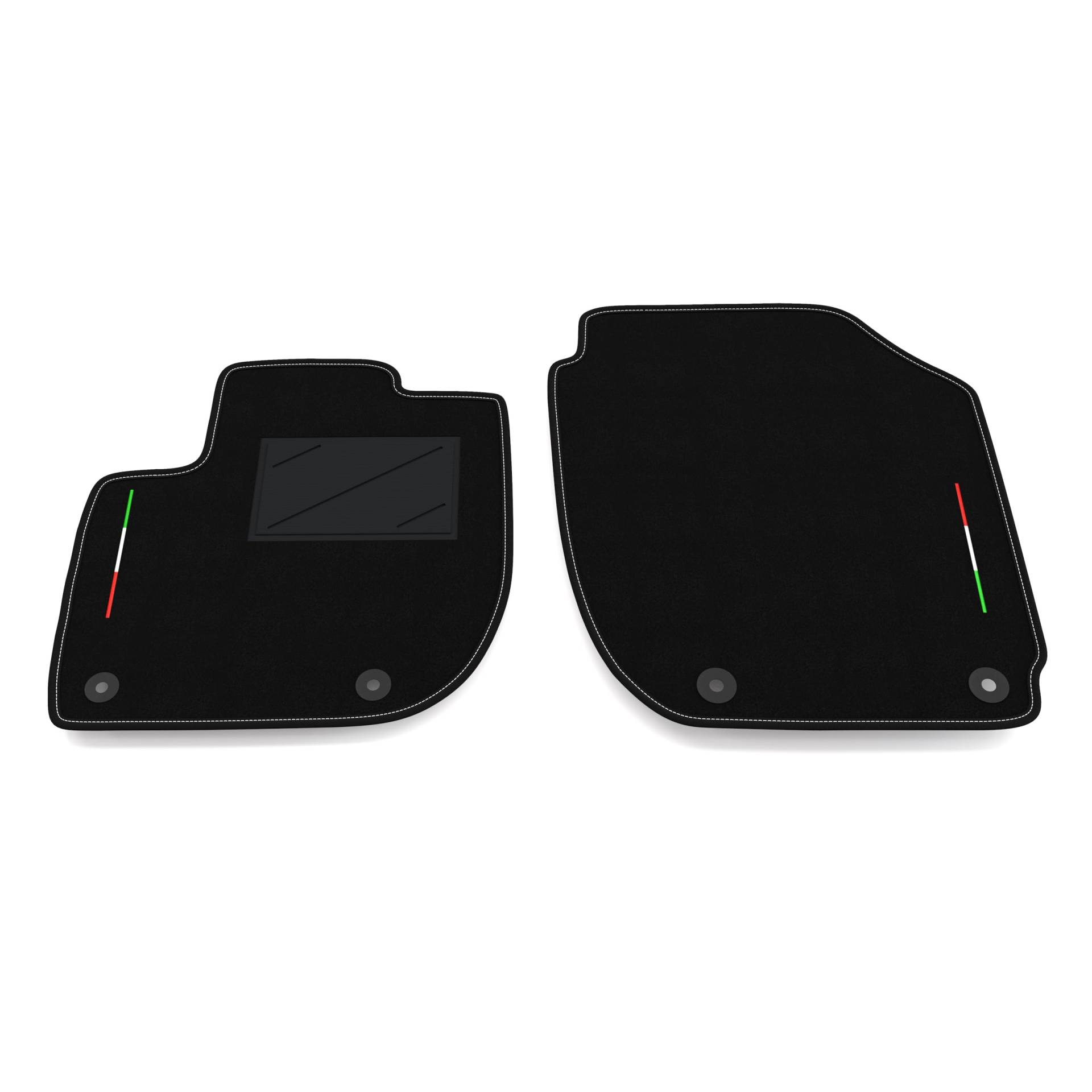 Auto-Fußmatten Kit nur vorne 2 Stück kompatibel mit Honda HR-V 2015-2018 | Set 2 Teppiche vorne nach Maß in Teppich, Italien-Flagge Auto-Fußmatten Kit nur vorne 2 Stück kompatibel mit Honda HR-V 2015-2018 | Set 2 Teppiche vorne nach Maß in Teppich, Italien-Flagge von Somer Car