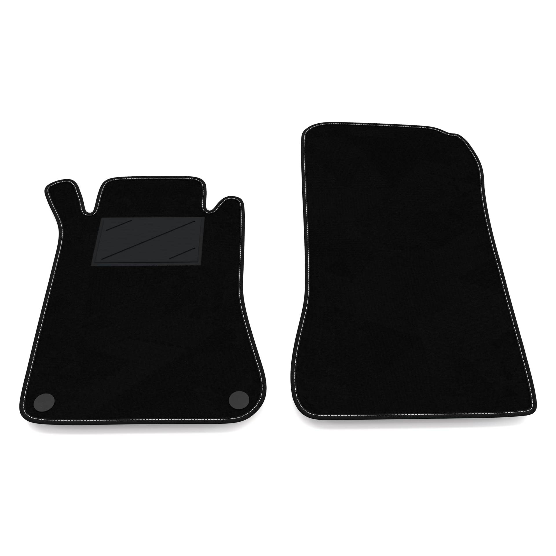 Auto-Fußmatten Kit nur vorne 2 Stück kompatibel mit Mercedes C-Klasse W203 Limousine 2000-2007 | Set 2 Teppiche vorne nach Maß in Teppich Auto-Fußmatten Kit nur vorne 2 Stück kompatibel mit Mercedes C-Klasse W203 Limousine 2000-2007 | Set 2 Teppiche vorne nach Maß in Teppich von Somer Car