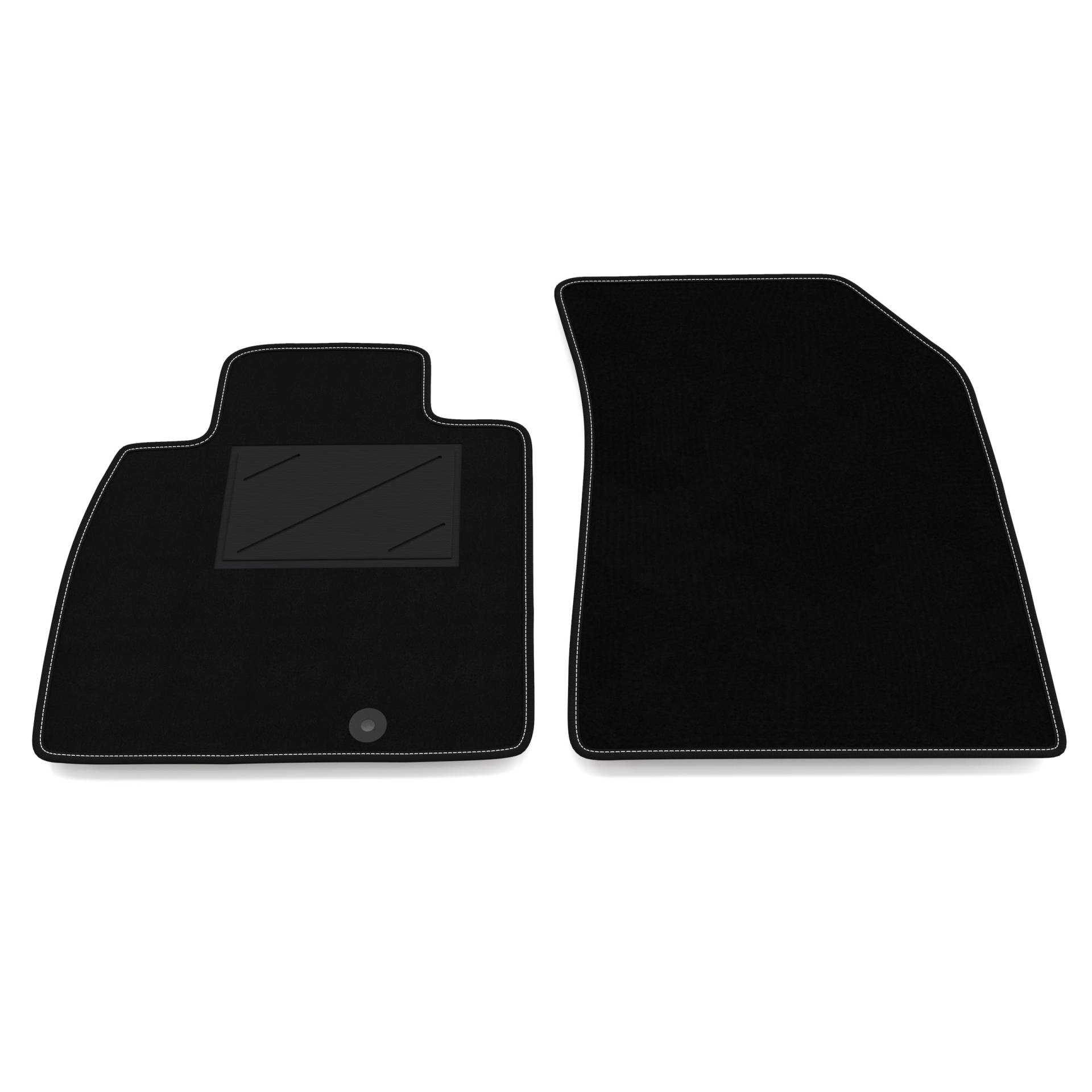 Auto-Fußmatten Kit nur vorne 2 Stück kompatibel mit Nissan Micra 2013-2017 | Set 2 Teppiche vorne nach Maß in Teppich Auto-Fußmatten Kit nur vorne 2 Stück kompatibel mit Nissan Micra 2013-2017 | Set 2 Teppiche vorne nach Maß in Teppich von Somer Car