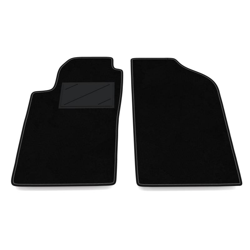Auto-Fußmatten Kit nur vorne 2 Stück kompatibel mit Peugeot 306 1993-2002 | Set 2 Teppiche vorne nach Maß in Teppich von Somer Car