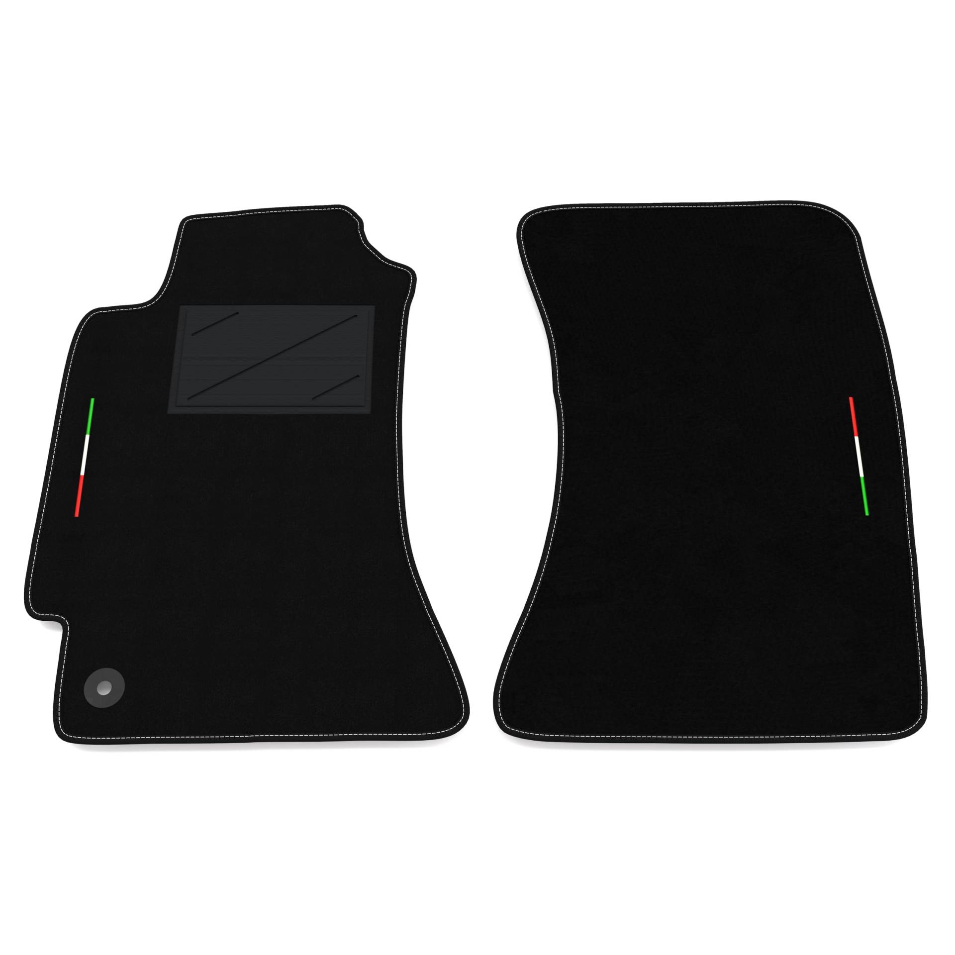 Auto-Fußmatten Kit nur vorne 2 Stück kompatibel mit Subaru Legacy 1998-2003 | Set 2 Teppiche vorne nach Maß in Teppich, Italien-Flagge Auto-Fußmatten Kit nur vorne 2 Stück kompatibel mit Subaru Legacy 1998-2003 | Set 2 Teppiche vorne nach Maß in Teppich, Italien-Flagge von Somer Car