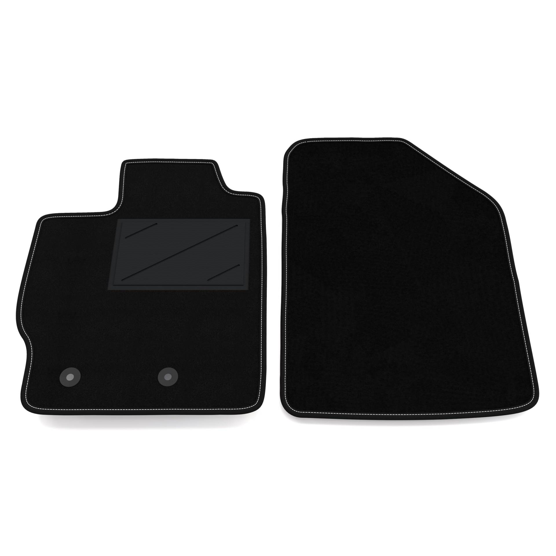 Auto-Fußmatten Kit nur vorne 2 Stück kompatibel mit Toyota Yaris 2-3-5 Türer 2006-2011 | Set 2 Teppiche vorne nach Maß in Teppich Auto-Fußmatten Kit nur vorne 2 Stück kompatibel mit Toyota Yaris 2-3-5 Türer 2006-2011 | Set 2 Teppiche vorne nach Maß in Teppich von Somer Car