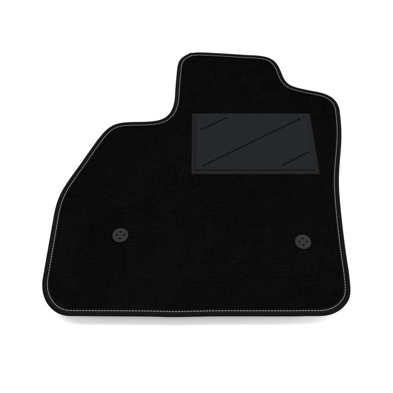 Automatte nur auf der Fahrerseite, 1 Stück, kompatibel mit FIAT 500L 2012-2017 | 1 maßgeschneiderter Teppich von Somer Car