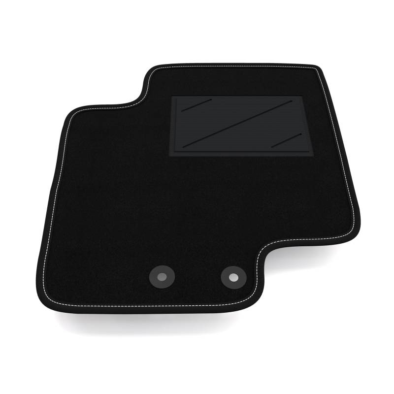 Automatte nur auf der Fahrerseite, 1 Stück, kompatibel mit Hyundai ix20 2010-2022 | 1 maßgeschneiderter Teppich von Somer Car