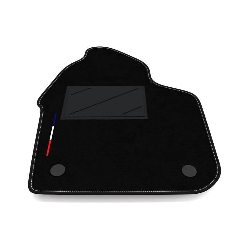 Automatte nur auf der Fahrerseite, 1 Stück, kompatibel mit Mercedes Sprinter 4 2018-2025 | 1 maßgeschneiderter Teppich, Frankreich-Flagge von Somer Car
