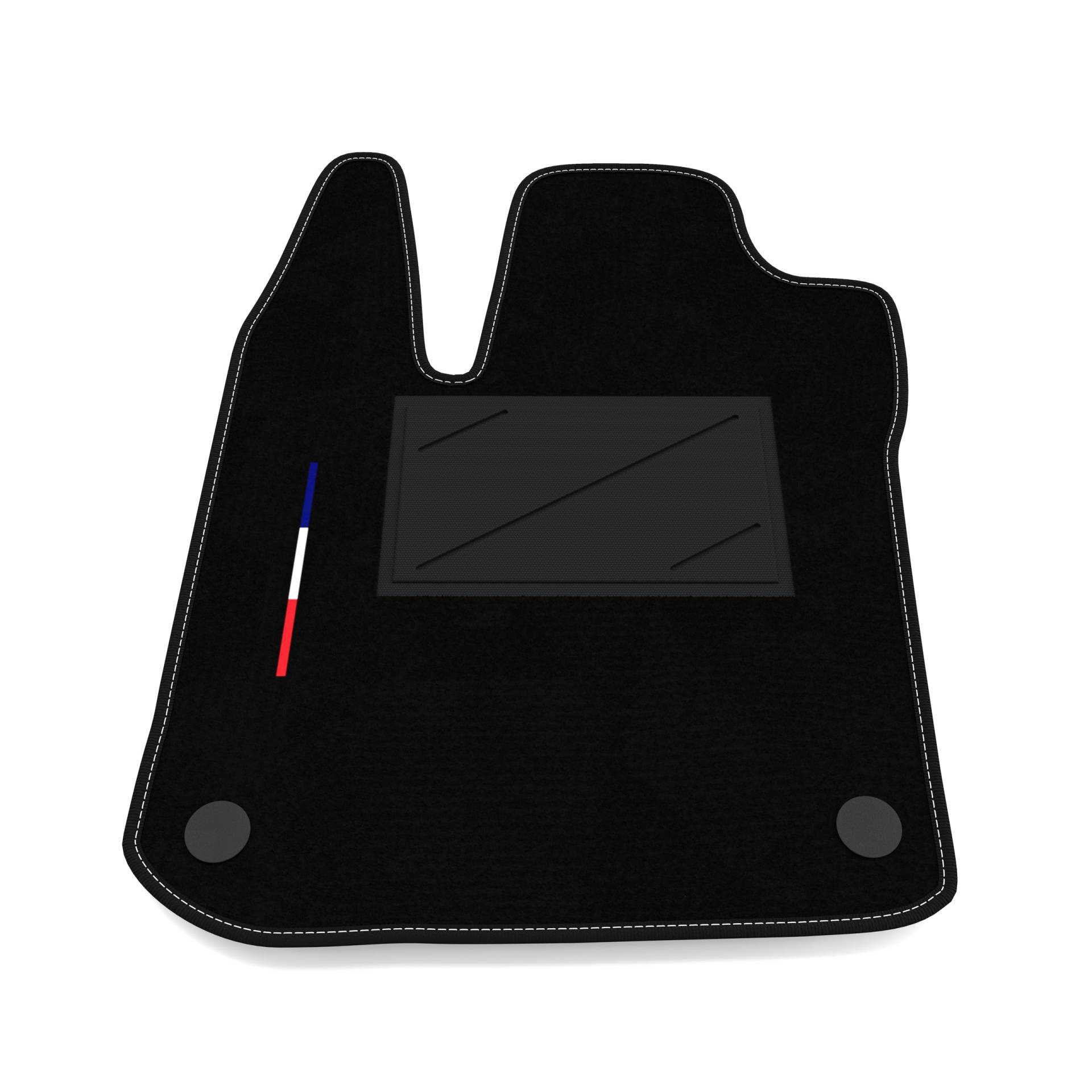 Automatte nur auf der Fahrerseite, 1 Stück, kompatibel mit Renault Twingo 3 2014-2025 | 1 maßgeschneiderter Teppich, Frankreich-Flagge Automatte nur auf der Fahrerseite, 1 Stück, kompatibel mit Renault Twingo 3 2014-2025 | 1 maßgeschneiderter Teppich, Frankreich-Flagge von Somer Car