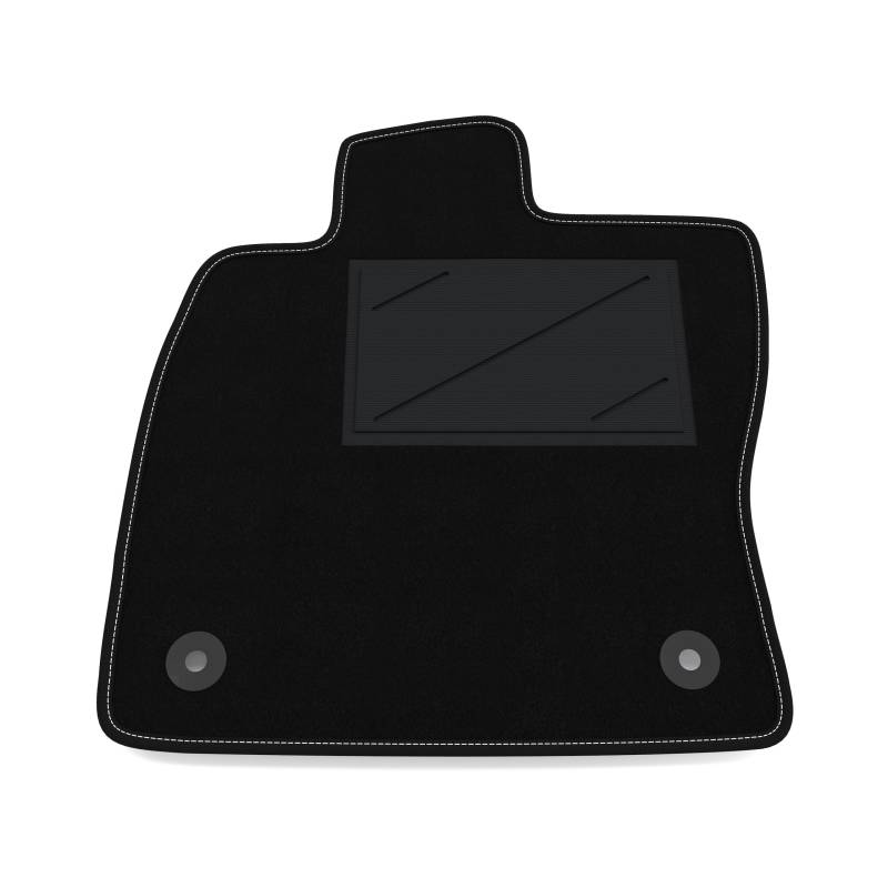 Automatte nur auf der Fahrerseite, 1 Stück, kompatibel mit Seat Leon 5F 2012-2020 | 1 maßgeschneiderter Teppich von Somer Car