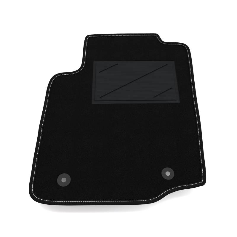 Automatte nur auf der Fahrerseite, 1 Stück, kompatibel mit Toyota Aygo 2005-2014 | 1 maßgeschneiderter Teppich von Somer Car