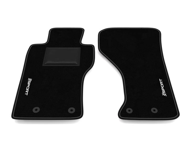 Fußmatten kompatibel mit Mazda MX-5 2015-2024, Sport Stickerei, maßgeschneidertes Auto-Fußmatten-Set, Teppich Set von Somer Car