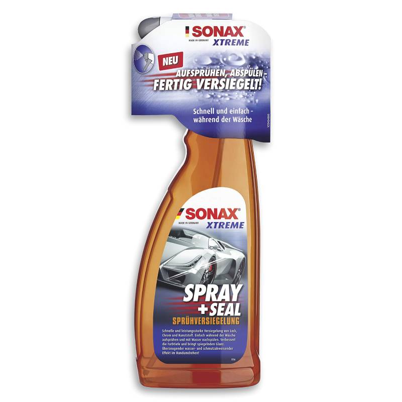 SONAX XTREME Spray+Seal (750 ml) schnelle, einfache und leistungsstarke Spray-Versiegelung während der Wäsche | Art-Nr. 02434000 von SONAX