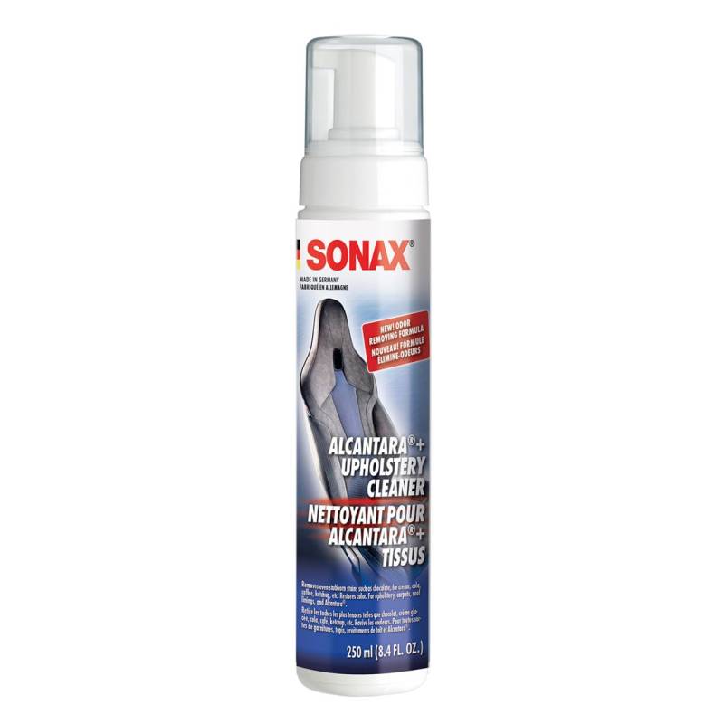 SONAX XTREME Polster+AlcantaraReiniger treibgasfrei (250 ml) Polsterreiniger reinigt gründlich & schonend alle Textilien im Innenraum | Art-Nr. 02061410 von SONAX
