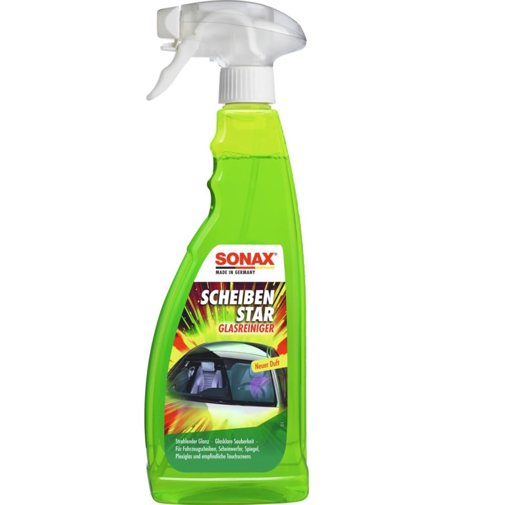 SONAX ScheibenStar (750 ml) kraftvoller Reiniger für Fahrzeugscheiben, Scheinwerfer und Spiegelflächen | Art-Nr. 02344000 SONAX ScheibenStar (750 ml) kraftvoller Reiniger für Fahrzeugscheiben, Scheinwerfer und Spiegelflächen | Art-Nr. 02344000 von SONAX