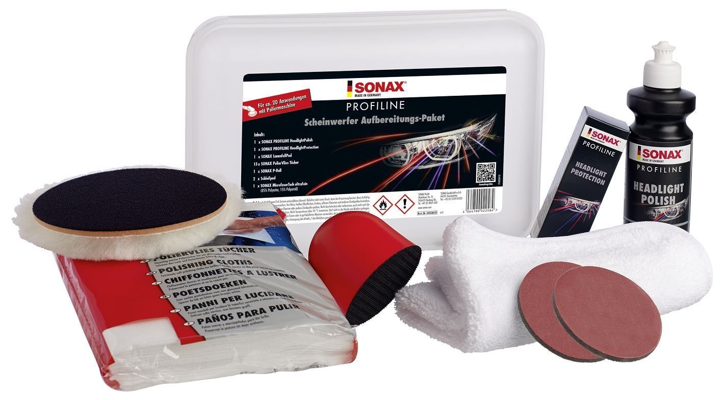 SONAX 405841 Profiline Scheinwerfer Aufbereitungs-Paket von SONAX