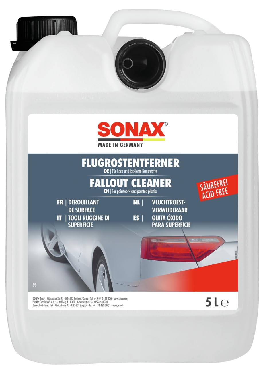 SONAX FlugrostEntferner säurefrei (5 Liter) Entfernt oberflächliche lokale Korrosionserscheinungen von allen lackierten Oberflächen | Art-Nr. 05135050 SONAX FlugrostEntferner säurefrei (5 Liter) Entfernt oberflächliche lokale Korrosionserscheinungen von allen lackierten Oberflächen | Art-Nr. 05135050 von SONAX
