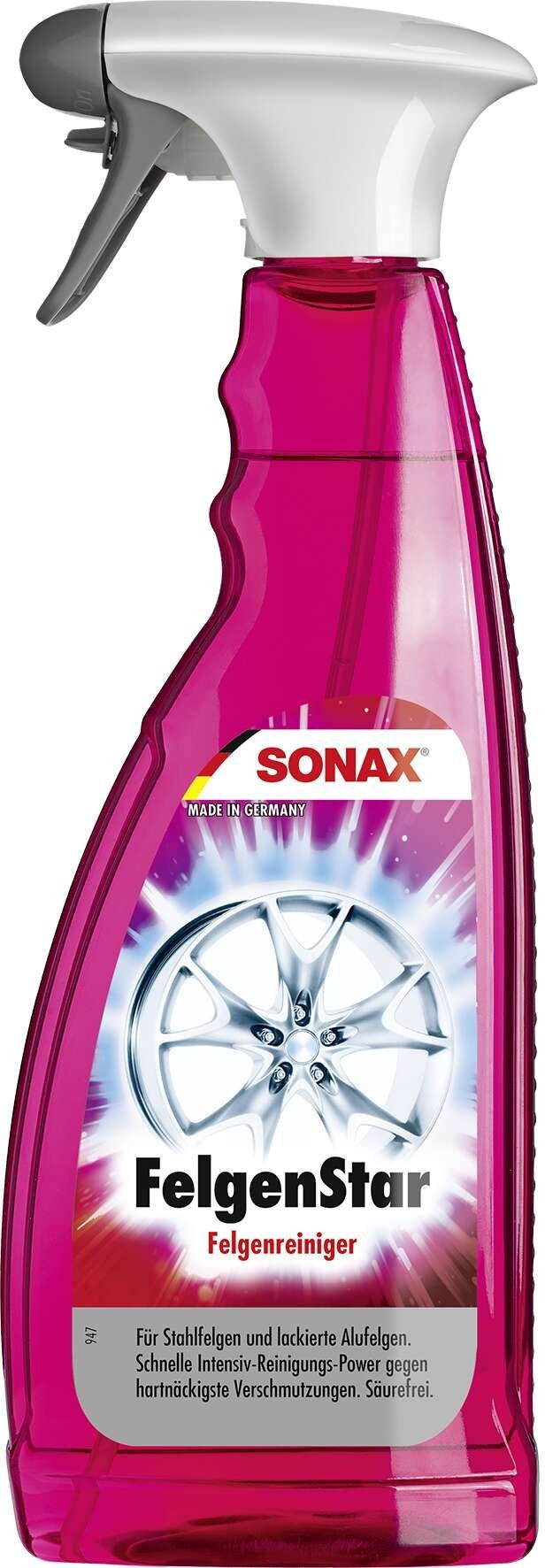 SONAX Felgen-Star 750 ml PET-Sprühlflasche SONAX Felgen-Star 750 ml PET-Sprühlflasche von Sonax