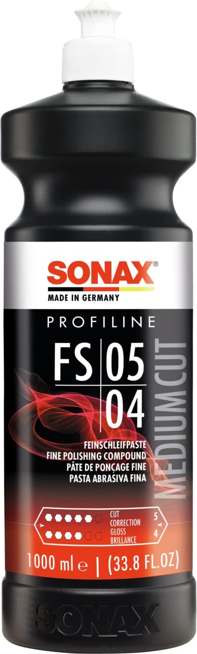 SONAX PROFILINE FS 05-04 (1 Liter) Politur zur Entfernung von Staubeinschlüssen, Farbnebel, Schleifspuren, Art-Nr 03193000 SONAX PROFILINE FS 05-04 (1 Liter) Politur zur Entfernung von Staubeinschlüssen, Farbnebel, Schleifspuren, Art-Nr 03193000 von SONAX