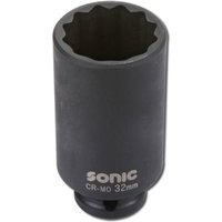 Schlag-Stecknuss SONIC 1/2" 36 mm 12-kant tief von Sonic